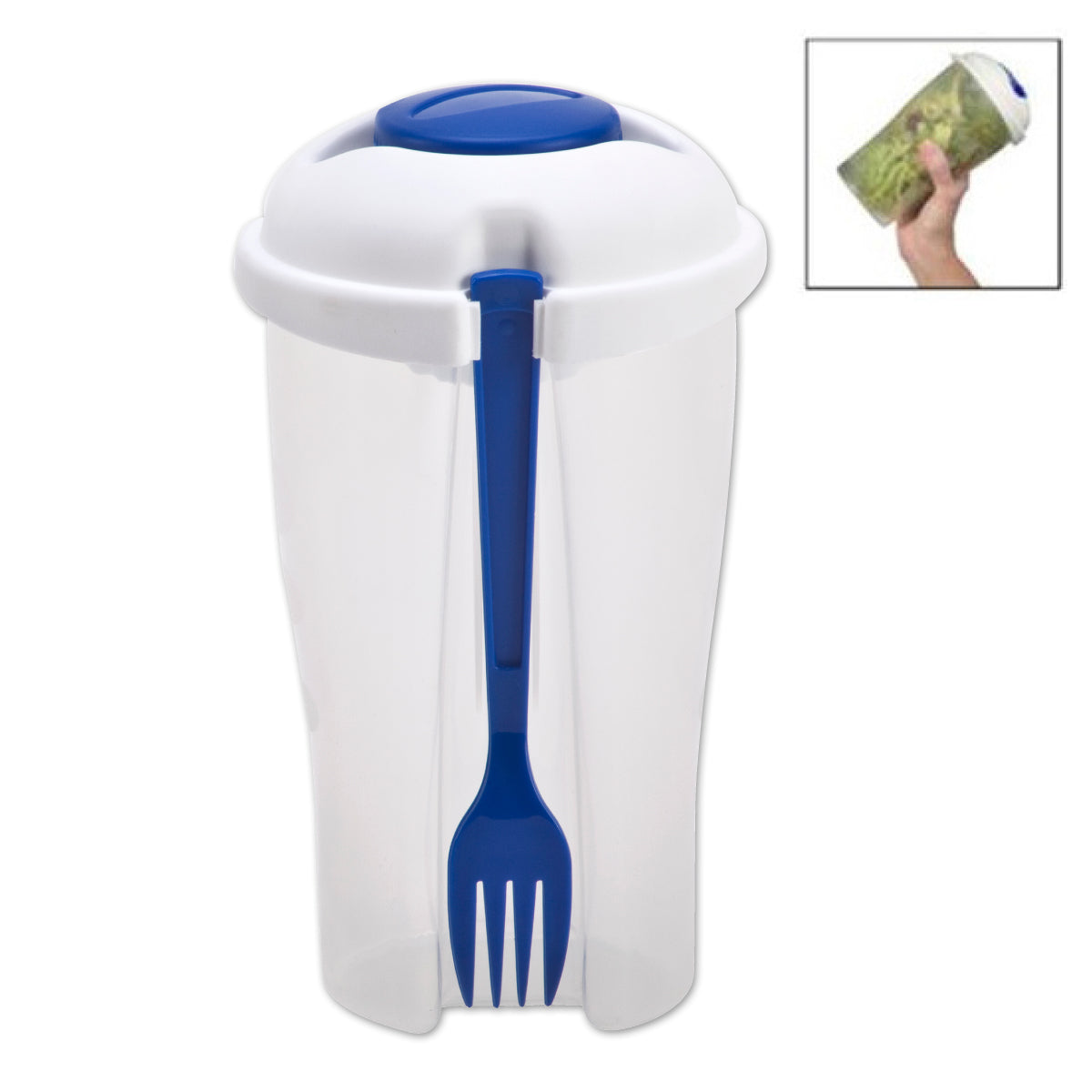 כוס ומזלג לסלט