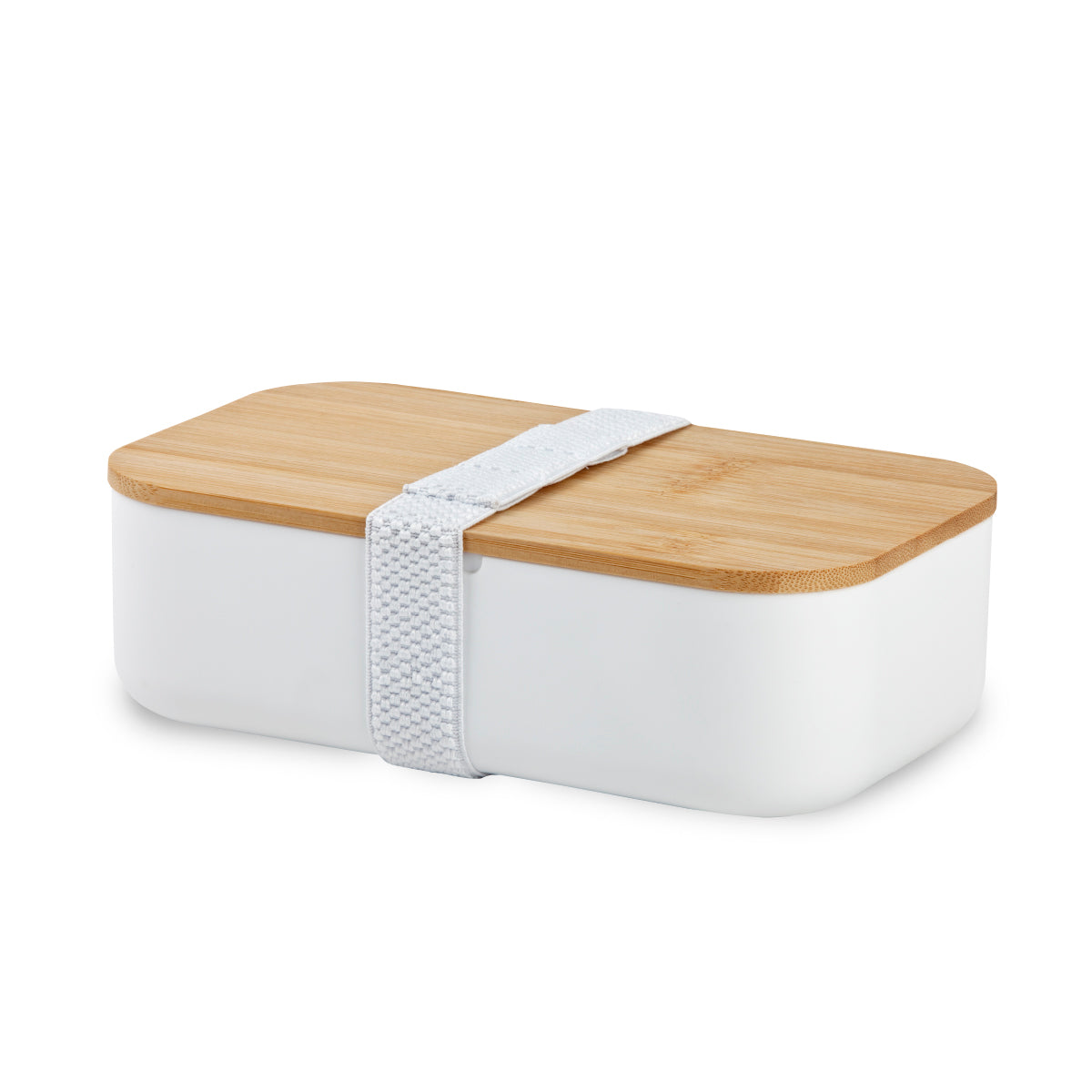 קופסת אוכל מהודרת עם מכסה במבוק