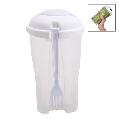 כוס ומזלג לסלט