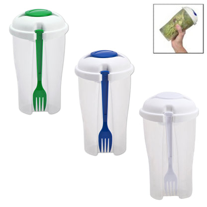 כוס ומזלג לסלט