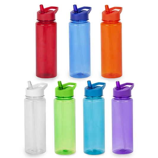 בקבוק שתיה פייה עם קש