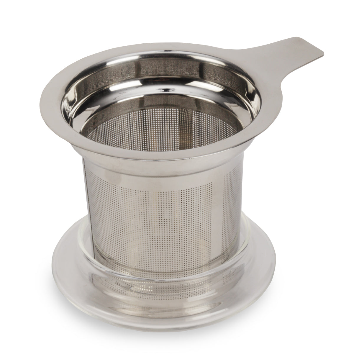 כוס זכוכית כפולה, מסננת חליטה