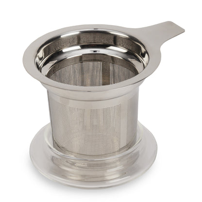 כוס זכוכית כפולה, מסננת חליטה