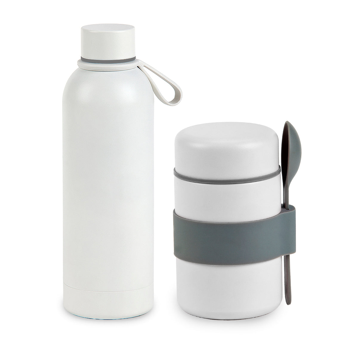 תרמוס מזון ובקבוק שתייה