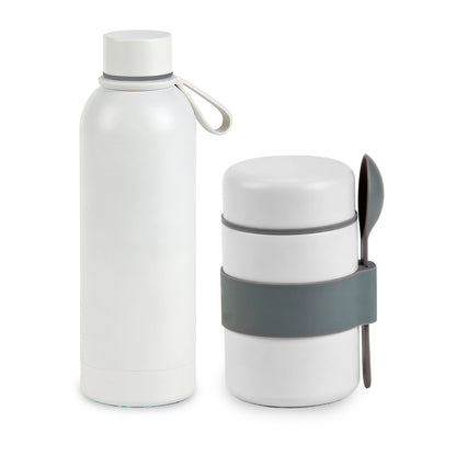 תרמוס מזון ובקבוק שתייה