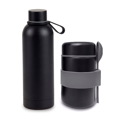 תרמוס מזון ובקבוק שתייה