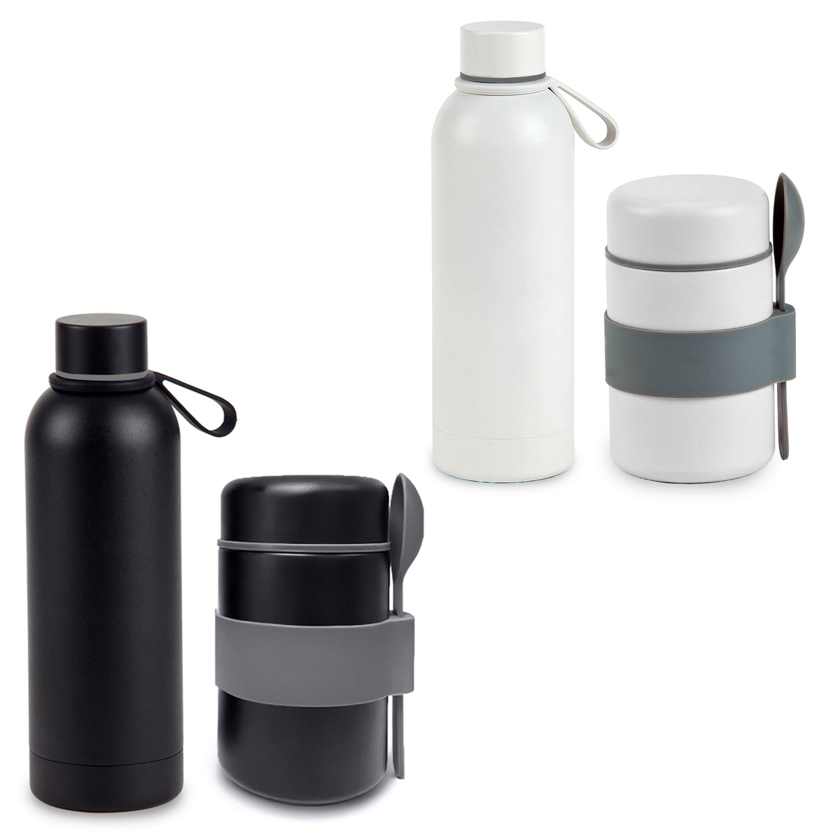 תרמוס מזון ובקבוק שתייה