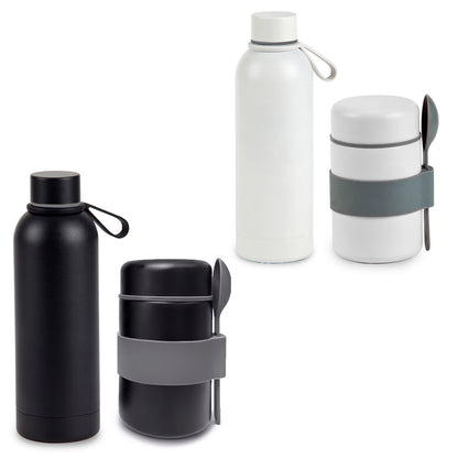 תרמוס מזון ובקבוק שתייה