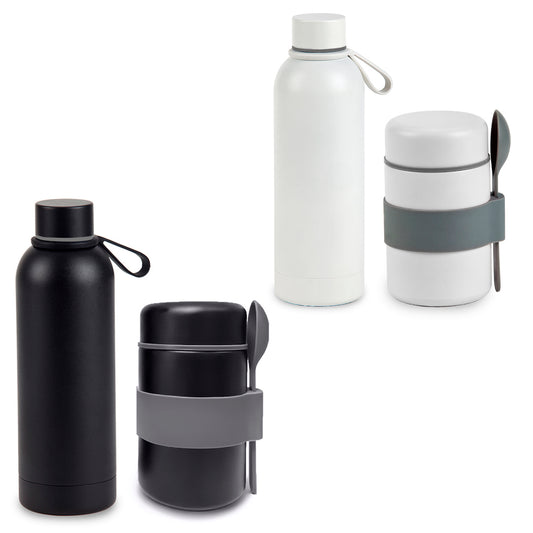 תרמוס מזון ובקבוק שתייה
