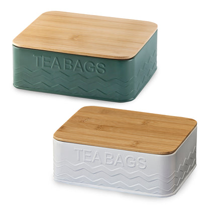 קופסת מתכת לשקיות תה