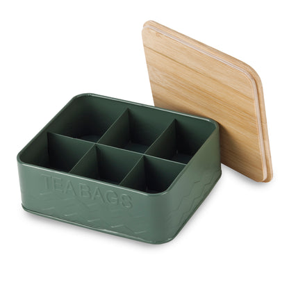 קופסת מתכת לשקיות תה