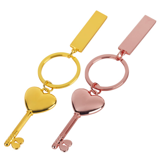 מחזיק מפתחות בצורת מפתח לב