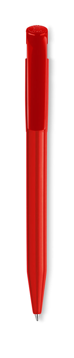 עט כדורי, גוף צבעוני, מנגנון לחיצה