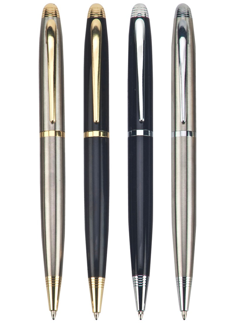 עט כדורי עם גוף מתכת