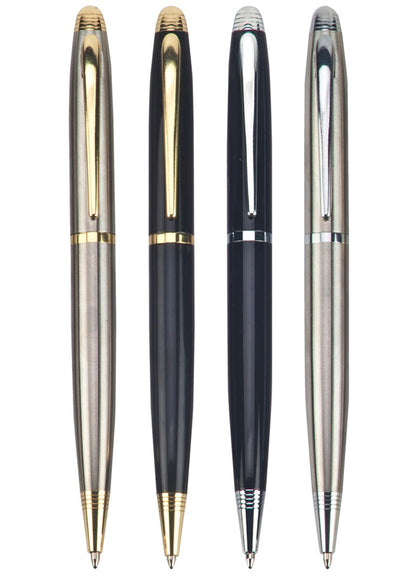 עט כדורי עם גוף מתכת