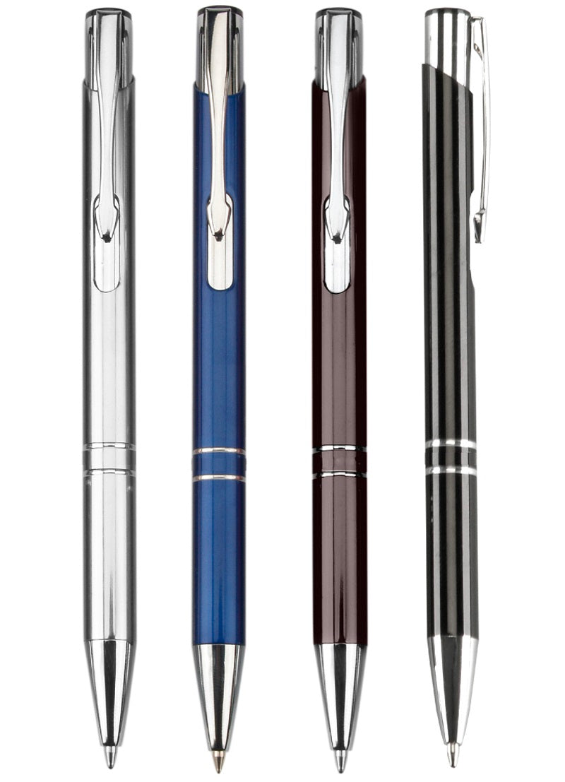 עט כדורי, גוף מתכת