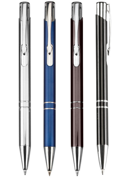 עט כדורי, גוף מתכת