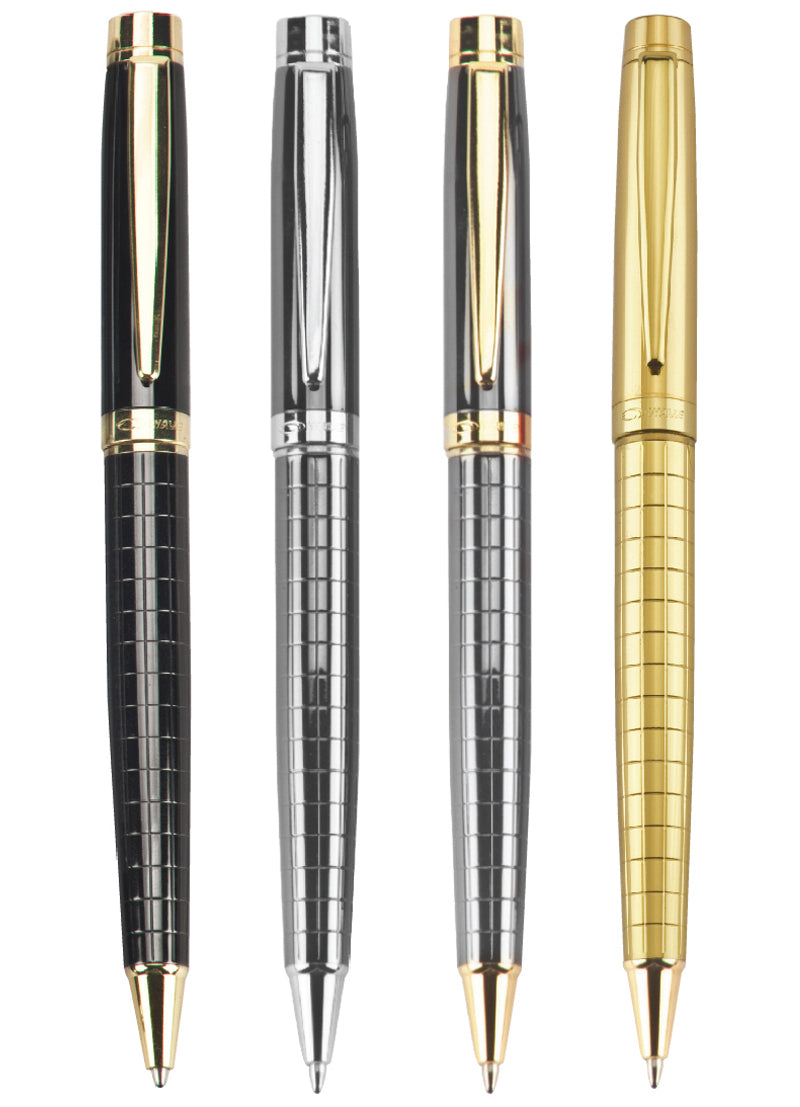 עט כדורי, גוף מתכת - רועי