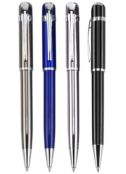 עט כדורי עם גוף מתכת