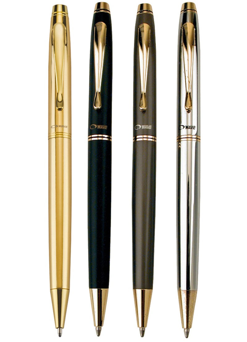 עט כדורי, גוף מתכת