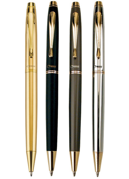 עט כדורי, גוף מתכת