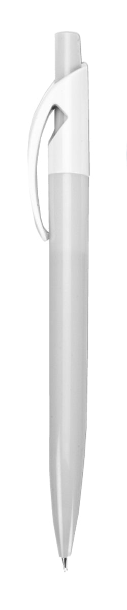 עט ג'ל, קליפס לבן, גוף פלסטיק צבעוני, 0.7 מ"מ