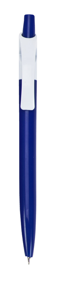 עט ג'ל, קליפס לבן, גוף פלסטיק צבעוני, 0.7 מ"מ