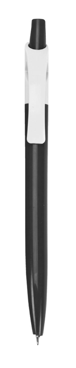 עט ג'ל, קליפס לבן, גוף פלסטיק צבעוני, 0.7 מ"מ