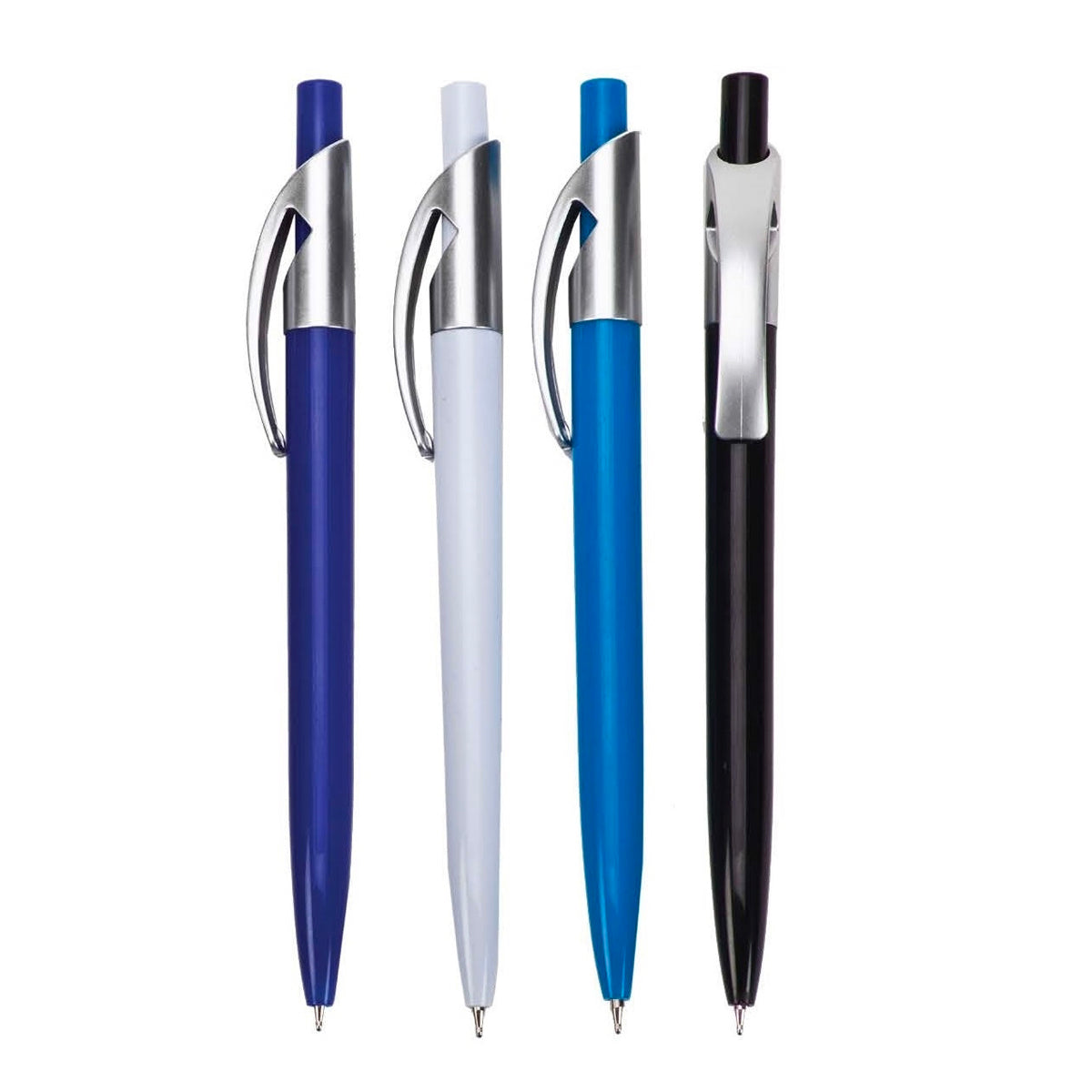 עט ג'ל קליפס כסוף