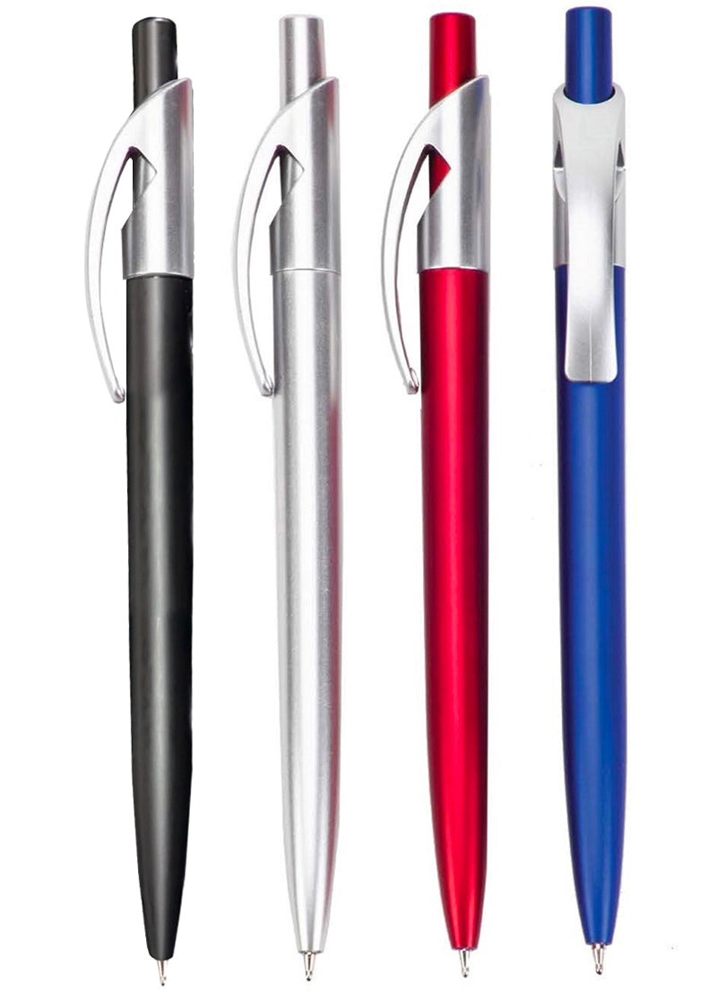 עט ג'ל, גוף מטאלי, קליפס כסוף