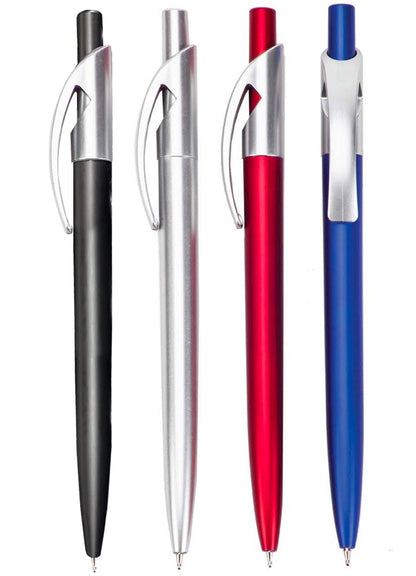 עט ג'ל, גוף מטאלי, קליפס כסוף