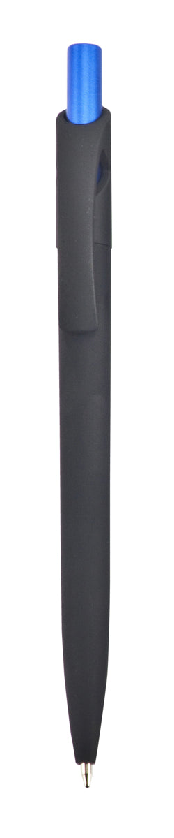 עט ג'ל, גוף פלסטיק, גימור גומי, לחצן מטלי צבעוני