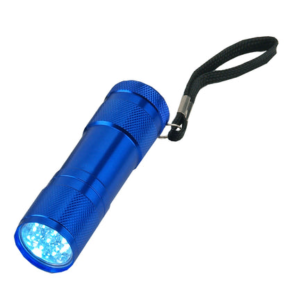 פנס יד קטן, גוף מתכת, תאורה לבנה