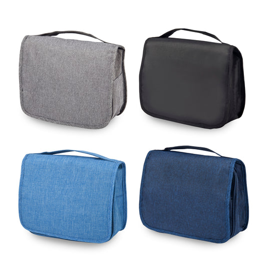 תיק כלי רחצה נפתח לתליה