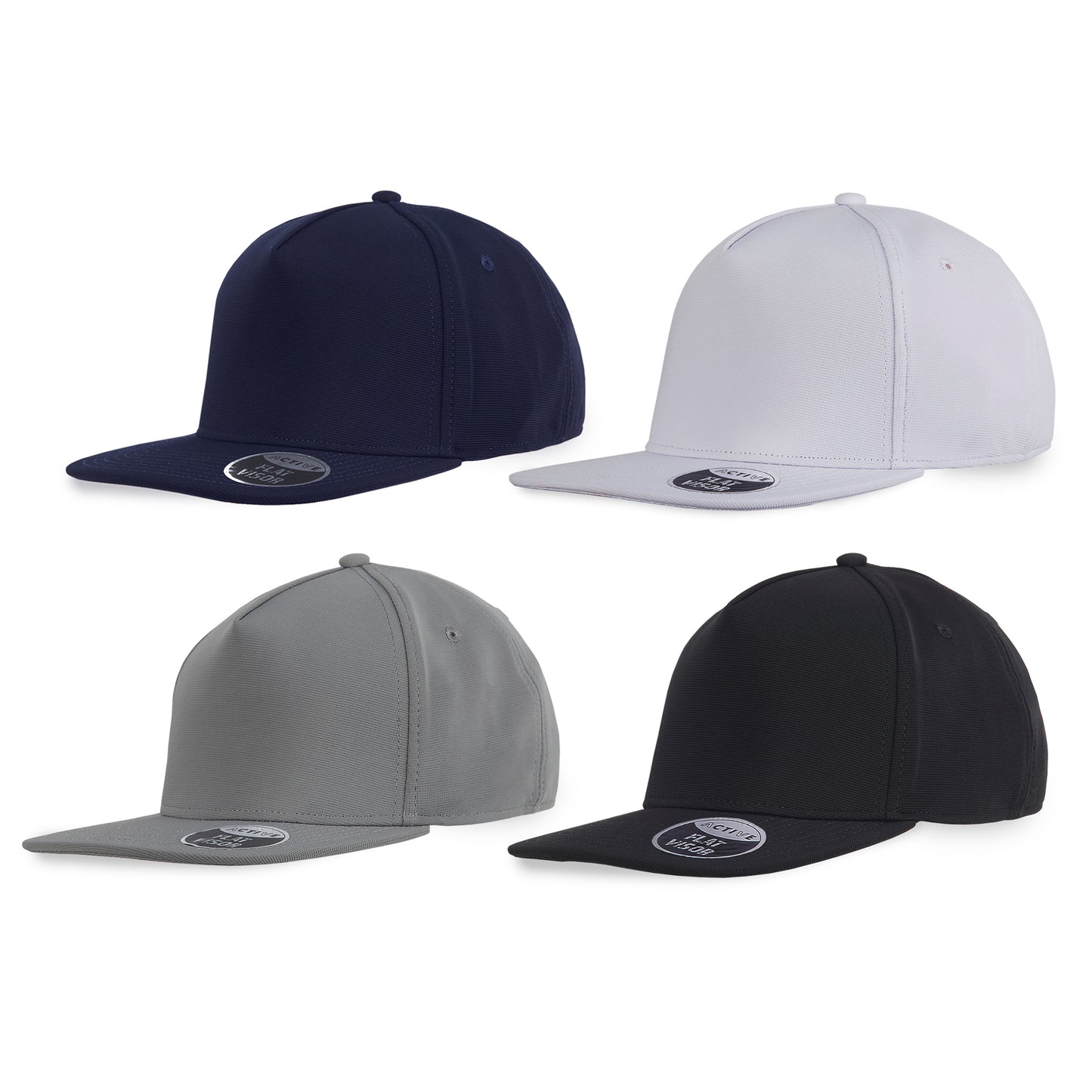 כובע מצחיה, 5 חלקים, סגירה מלאה