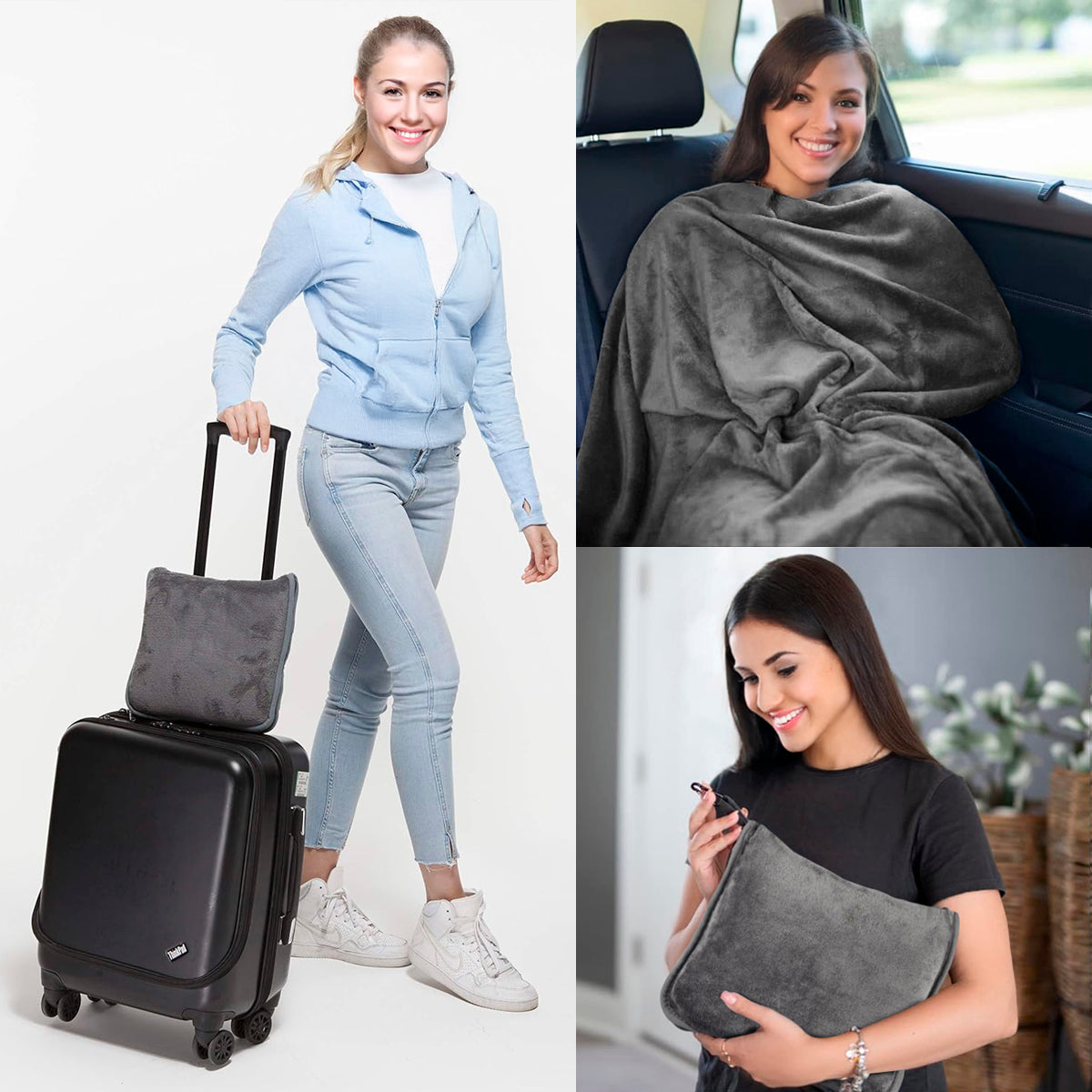 כרית שהופכת לשמיכה