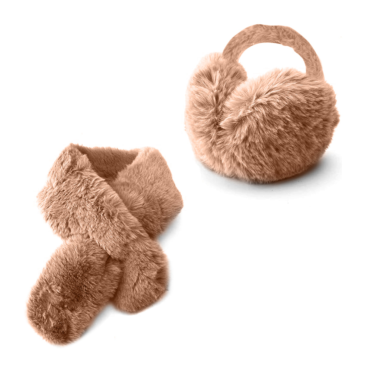 סט צעיף ומחמם אוזניים