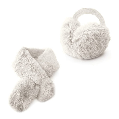 סט צעיף ומחמם אוזניים