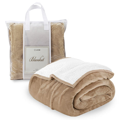 שמיכת שארפה זוגית בד עבה