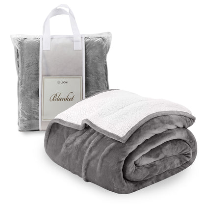 שמיכת שארפה זוגית בד עבה