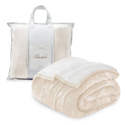 שמיכת שארפה זוגית בד עבה