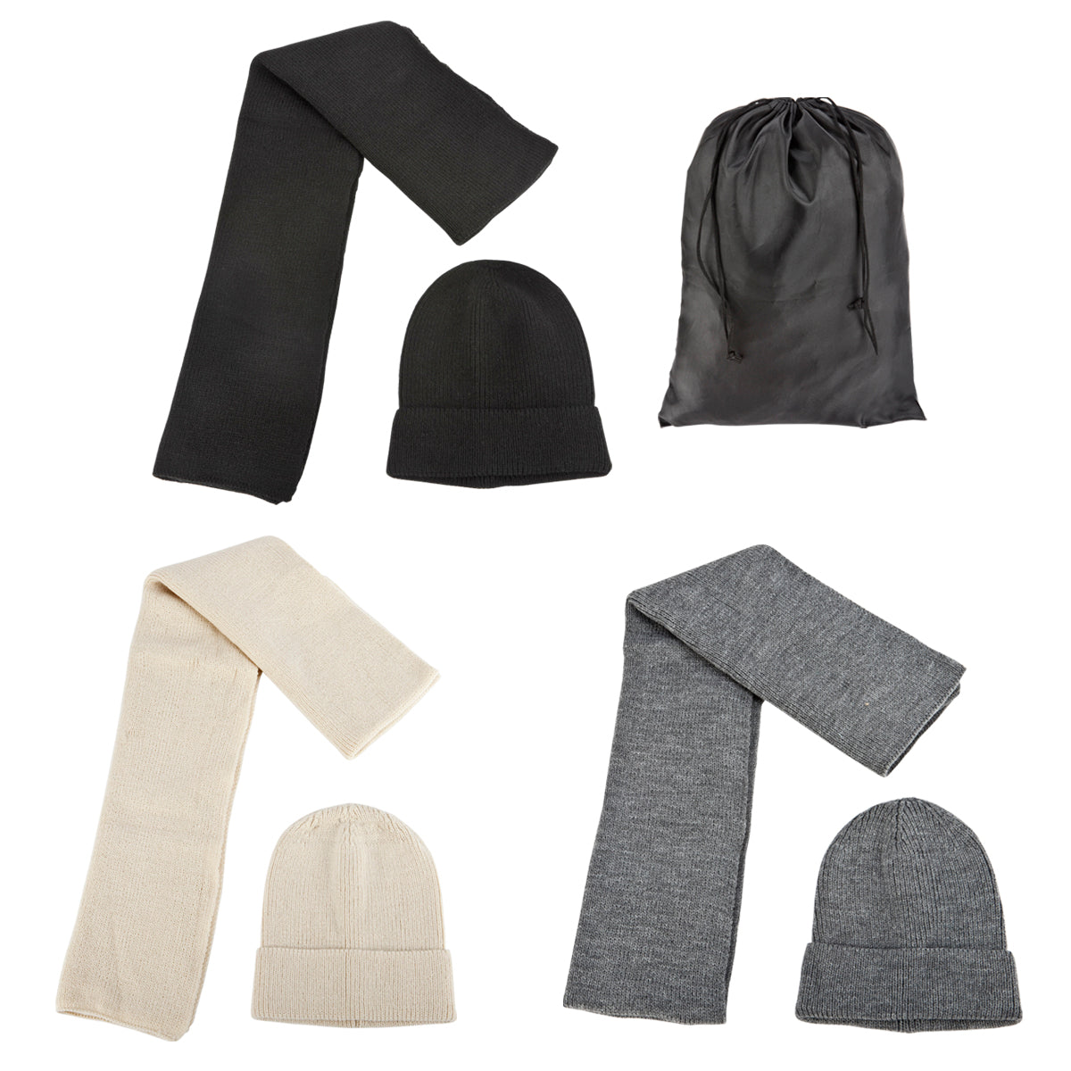 סט של כובע וצעיף