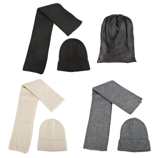 סט של כובע וצעיף