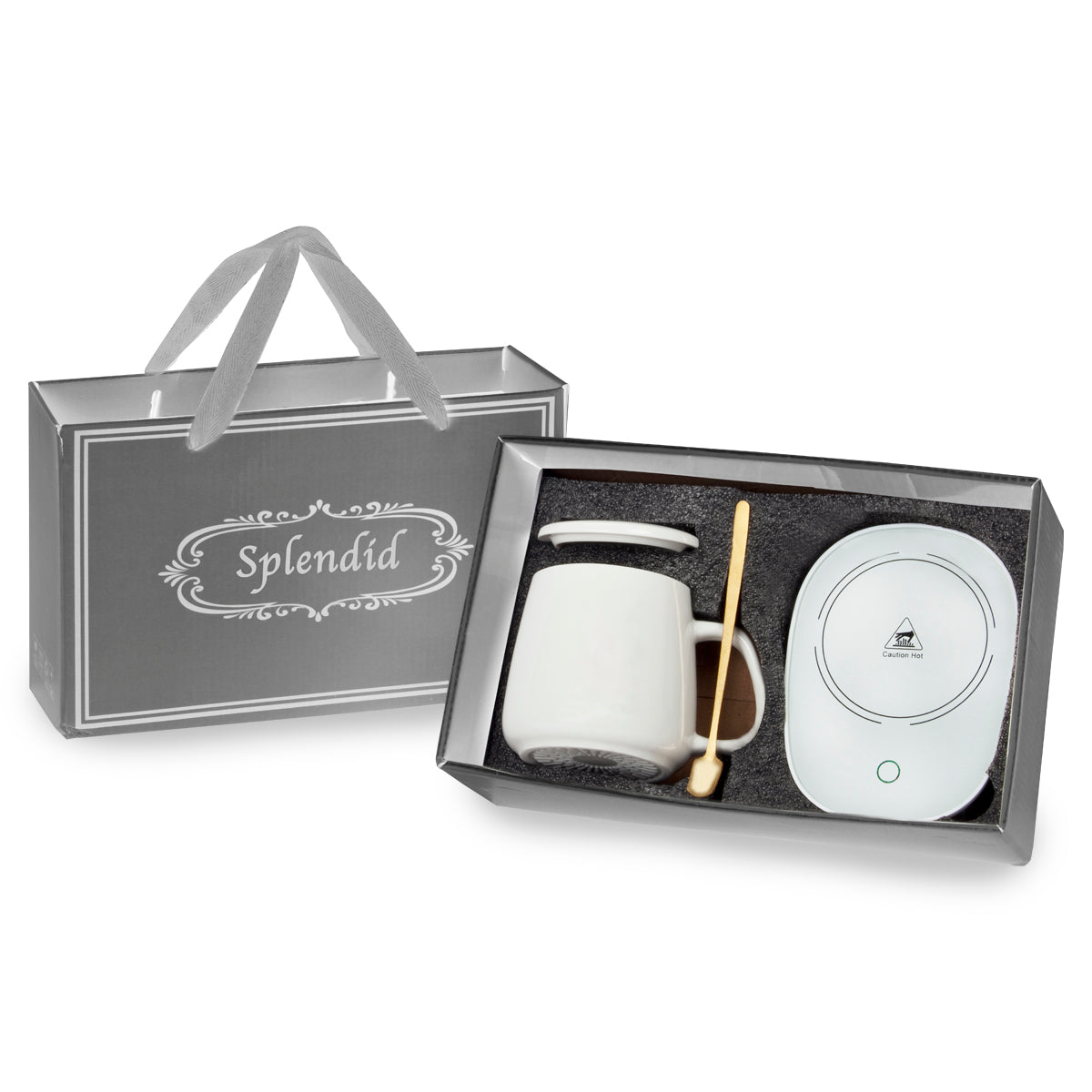 פלטת חימום USB עם כוס