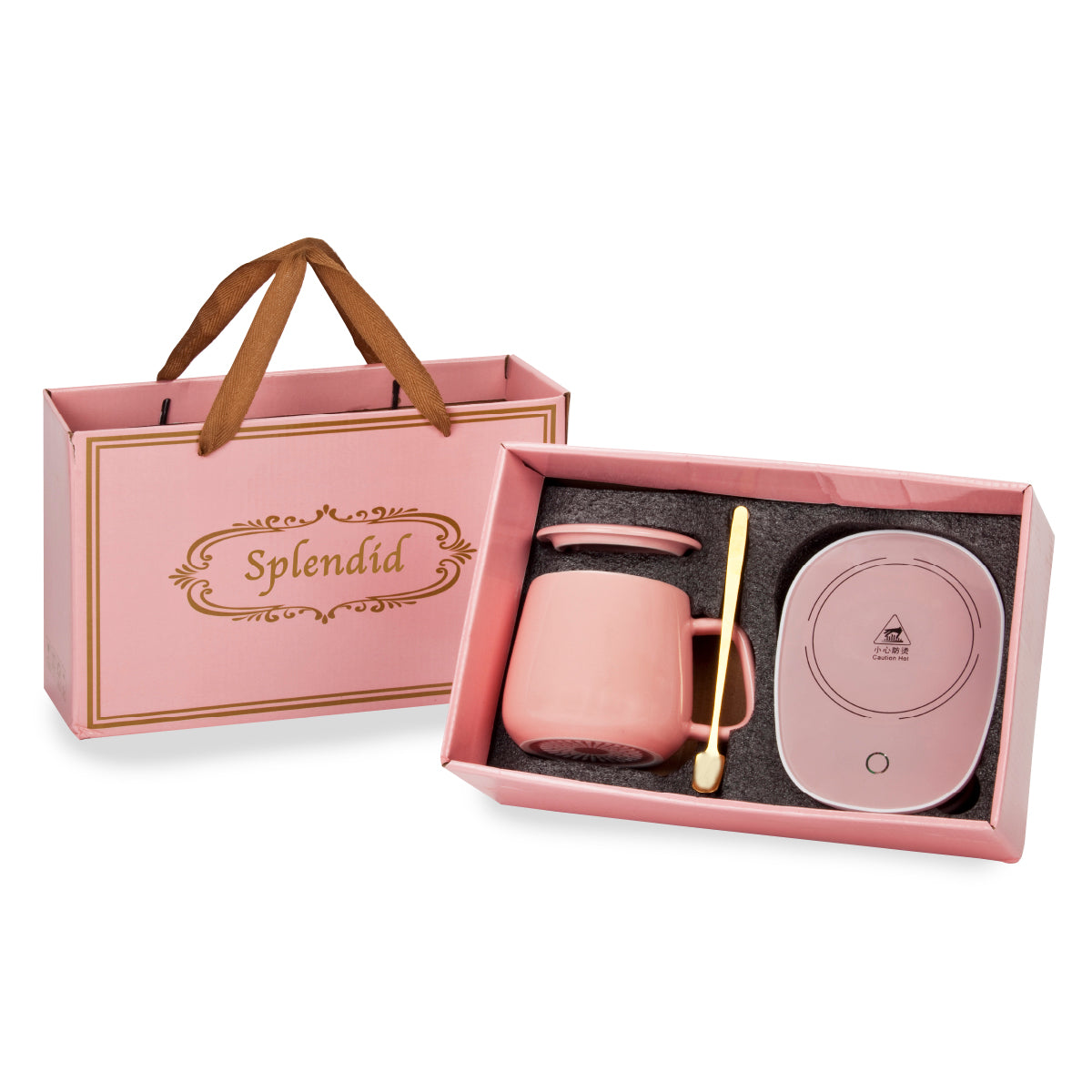 פלטת חימום USB עם כוס