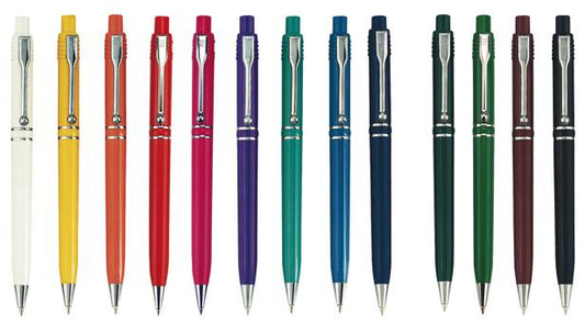 עט כדורי, גוף צבעוני