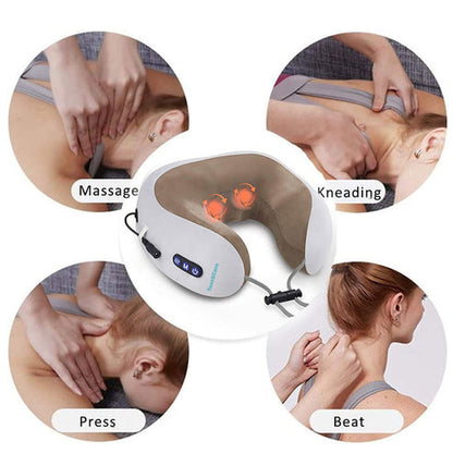 כרית עיסוי שיאצו לצוואר TouchCare TC-606